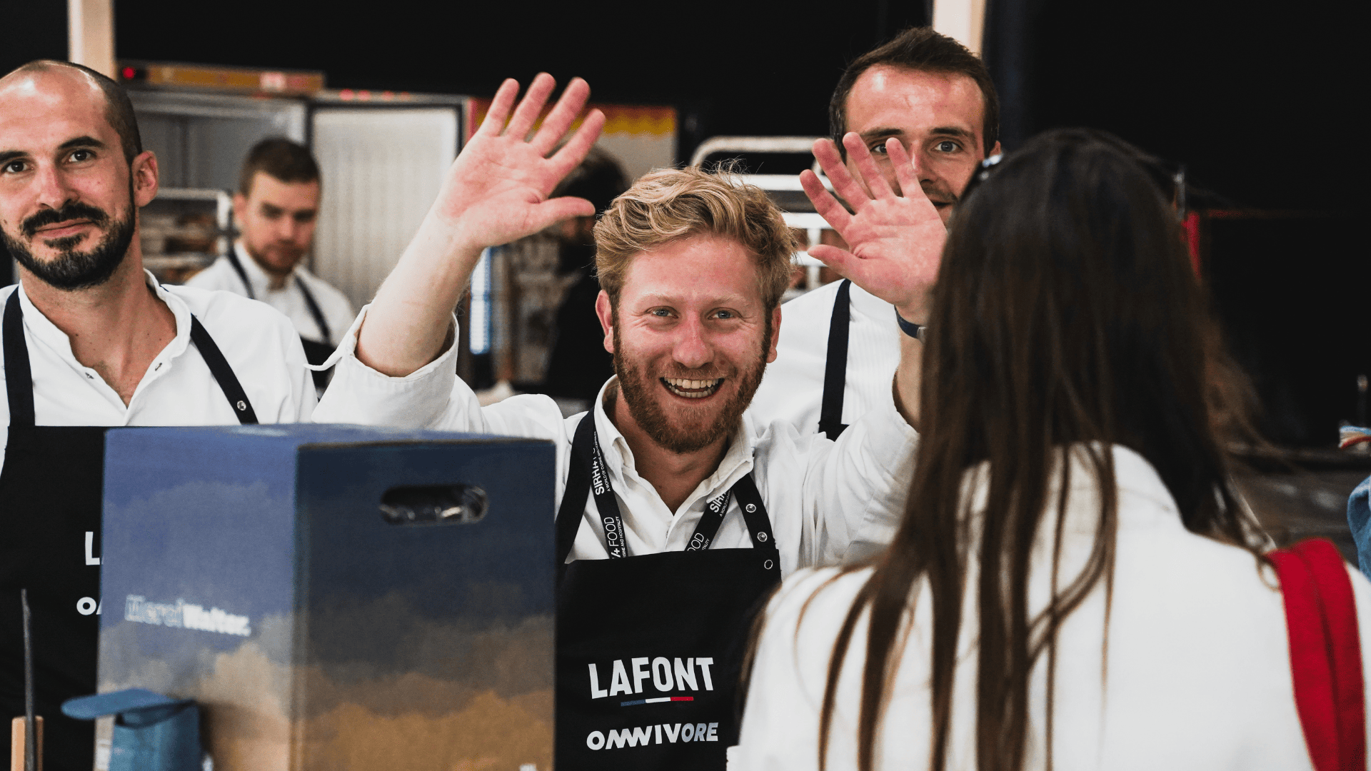 Un chef lors du Sirha Omnivore 2023 pour illustrer la questions de la cuisine éco-responsable.