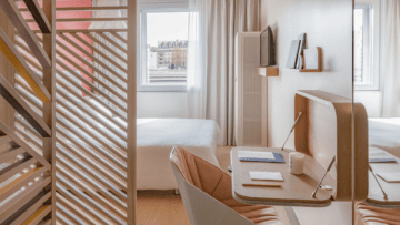 Une chambre d'un hôtel OKKO HOTELS