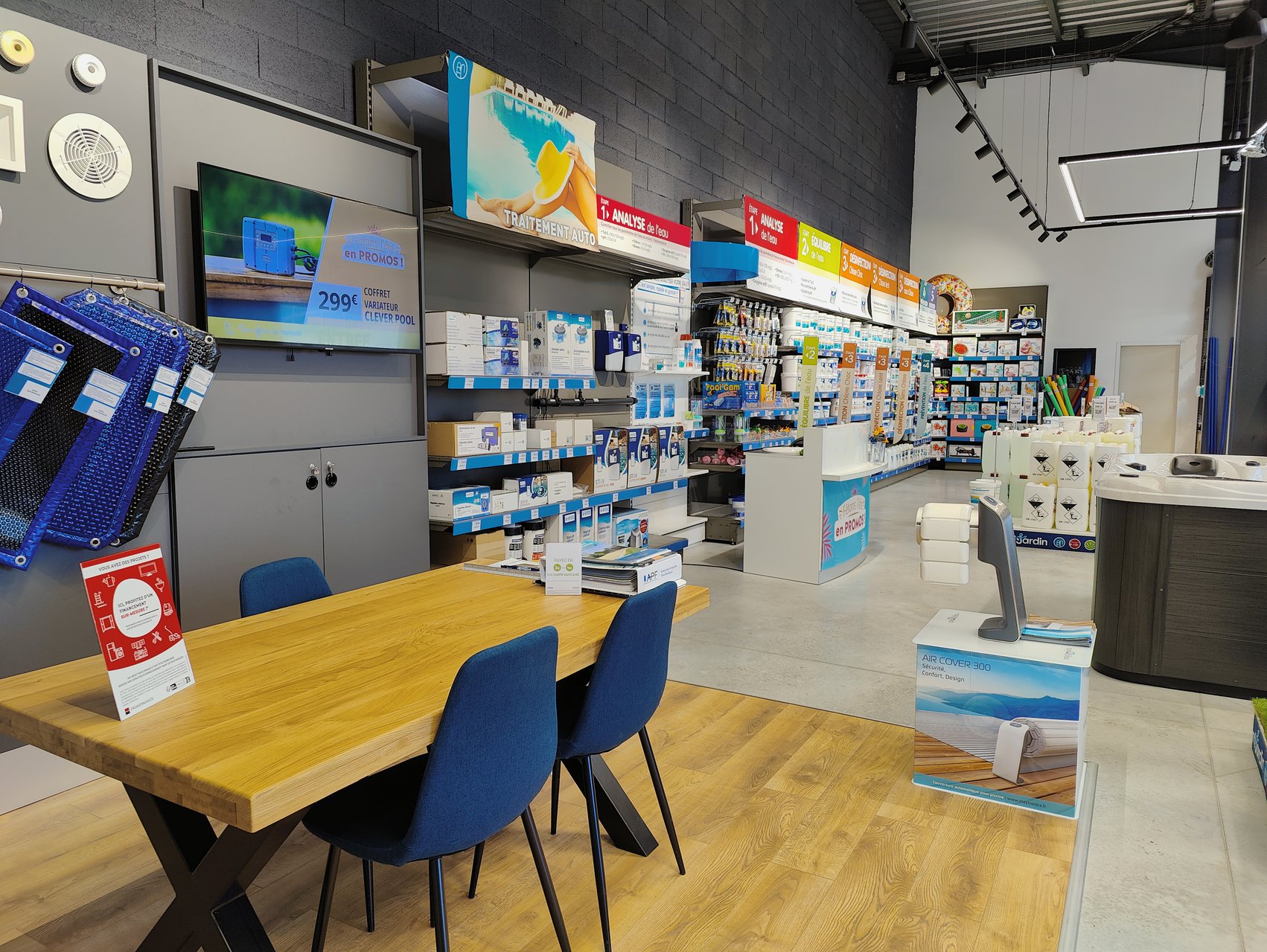 Interieur d'un rayon Irrijardin