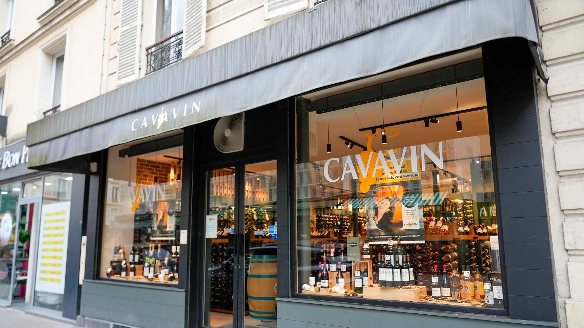 Een Cavavin boetiek